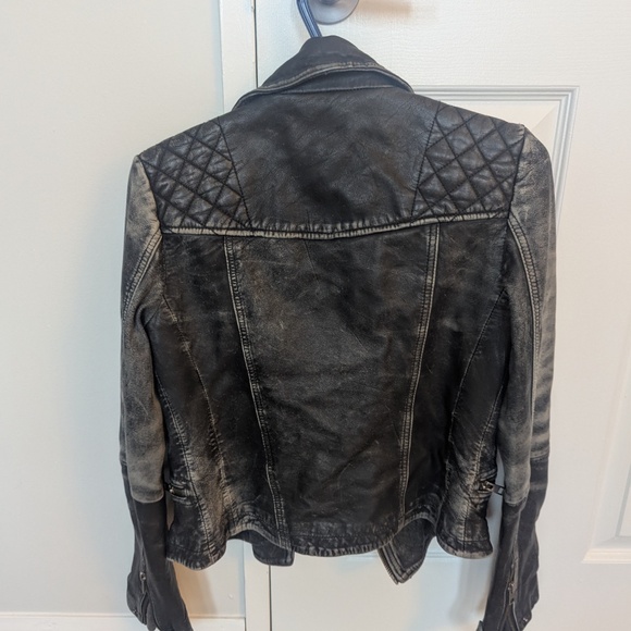 Allsaints Cargo leather jacket - Picture 2 of 2